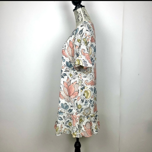 Loft shimmer dress flounce hem - Picture 7 of 15